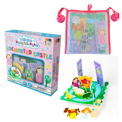 White Smoke Bath Time Build and Play, Enchanted Castle Bath Time Fun
