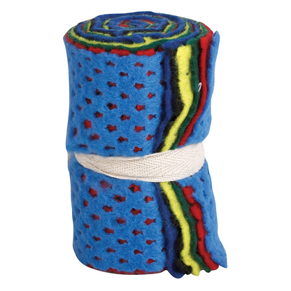 White Smoke Jelly Roll Felt Strips, Assorted Colours, 45cmx10cm, Bulk Tray 216Pk Kids Wood Craft