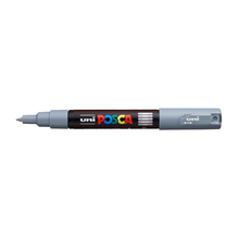 White Smoke Posca PC1M  Extra Fine Bullet Tip Paint Marker, Grey Paint Markers
