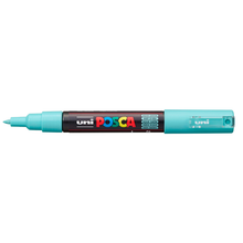 White Smoke Posca PC1M  Extra Fine Bullet Tip Paint Marker, Aqua Green Paint Markers