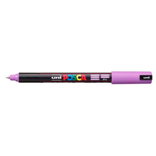 Gray Posca PC 1MR Ultra Fine Bullet Tip Paint Marker, Lavender Paint Markers