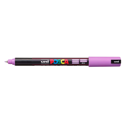 Gray Posca PC 1MR Ultra Fine Bullet Tip Paint Marker, Lavender Paint Markers