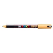 Gray Posca PC 1MR Ultra Fine Bullet Tip Paint Marker, Apricot Paint Markers