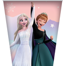 White Smoke Paper Cups 270ml 8 Pack - Frozen Themed Parties