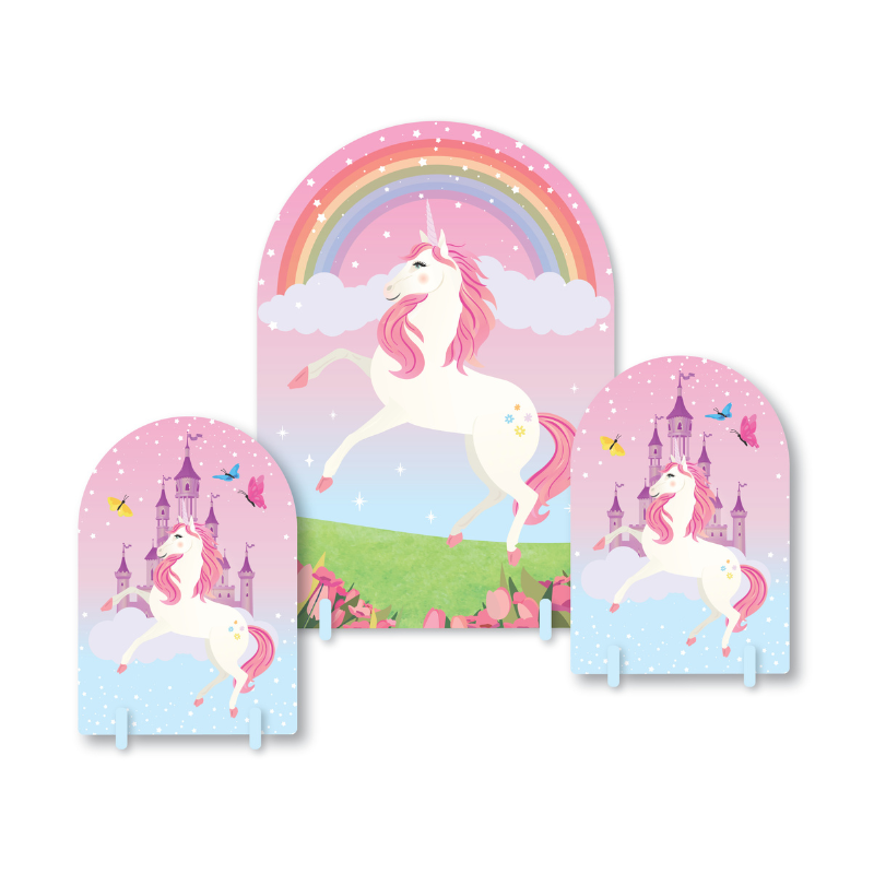 White Smoke Table Decoration 3 Pack - Unicorn Themed Parties