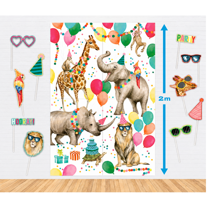 Lavender Poster Photo Props - Party Animals Themed Parties