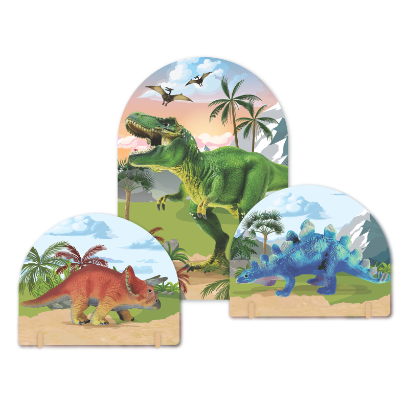 White Smoke Table Decoration 3 Pack - Dinosaur Themed Parties
