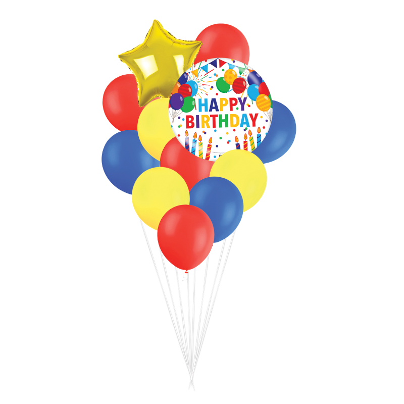White Smoke Balloon Latex 12 Pack - Birthday Themed Parties