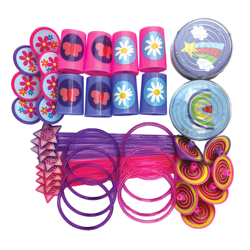 White Smoke Mega Favour 48 Pack - Assorted Pink Party Favours