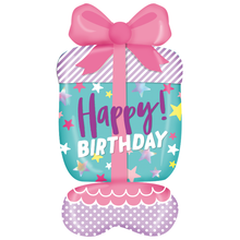 White Smoke Balloon Foil 148cm - Present Pink Balloons