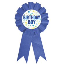 White Smoke Ribbon Badge - Boy Badges
