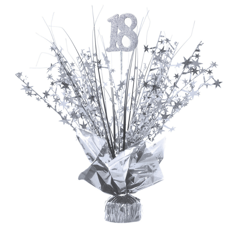 White Smoke Table Decoration - Silver 18 Decoration