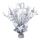 White Smoke Table Decoration - Silver 30 Decoration