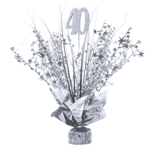 White Smoke Table Decoration - Silver 40 Decoration