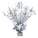 White Smoke Table Decoration - Silver 40 Decoration