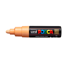 White Smoke Posca PC 7M Bold Bullet Tip Paint Marker, Light Orange Paint Markers