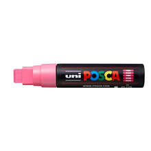 Black Posca PC17  Broad Chisel Tip Paint Marker, Pink Paint Markers