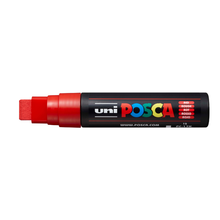 Dark Slate Gray Posca PC17  Broad Chisel Tip Paint Marker, Red Paint Markers