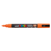 Light Slate Gray Posca PC-3M Fine Bullet Tip Paint Marker, Orange Paint Markers