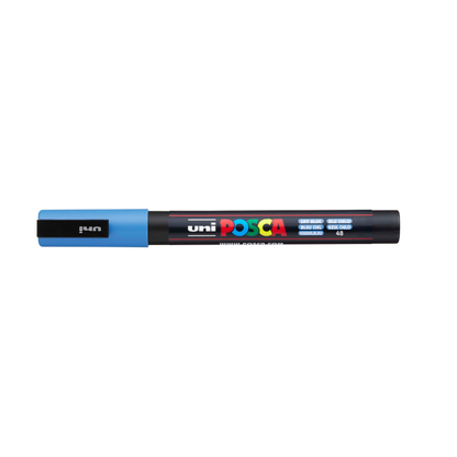 Dark Slate Gray Posca PC-3M Fine Bullet Tip Paint Marker, Sky Blue Paint Markers