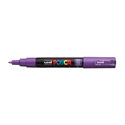 White Smoke Posca PC1M  Extra Fine Bullet Tip Paint Marker, Violet Paint Markers