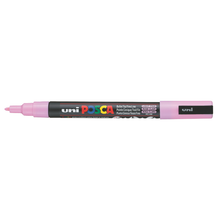 White Smoke Posca PC-3M Fine Bullet Tip Paint Marker, Light Pink Paint Markers