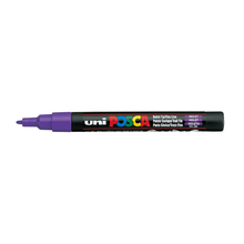 White Smoke Posca PC-3M Fine Bullet Tip Paint Marker, Violet Paint Markers