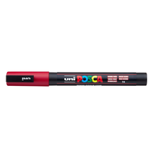 Dark Gray Posca PC-3M Fine Bullet Tip Paint Marker, Dark Red Paint Markers