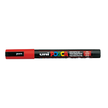 Black Posca PC-3M Fine Bullet Tip Paint Marker, Red Paint Markers