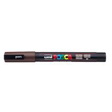 Dark Slate Gray Posca PC-3M Fine Bullet Tip Paint Marker, Dark Brown Paint Markers