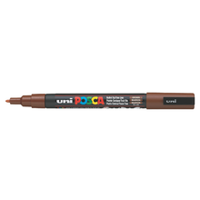 Dark Gray Posca PC-3M Fine Bullet Tip Paint Marker, Brown Paint Markers