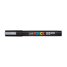 Dark Slate Gray Posca PC-3M Fine Bullet Tip Paint Marker, Silver Paint Markers