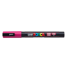 Light Slate Gray Posca PC-3M Fine Bullet Tip Paint Marker, Fuchsia Paint Markers