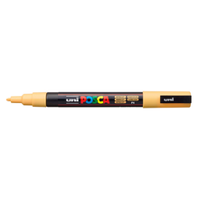 Khaki Posca PC-3M Fine Bullet Tip Paint Marker, Apricot Paint Markers