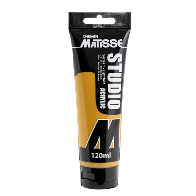 White Smoke Derivan Matisse Studio Acrylic Paint, 120ml, Yellow Oxide Acrylic Paints