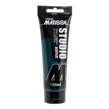 White Smoke Derivan Matisse Studio Acrylic Paint, 120ml, Paynes Grey Acrylic Paints