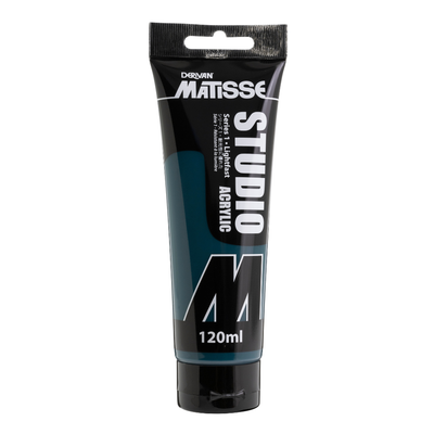 White Smoke Derivan Matisse Studio Acrylic Paint, 120ml, Paynes Grey Acrylic Paints