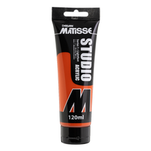White Smoke Derivan Matisse Studio Acrylic Paint, 120ml, Vermilion Acrylic Paints
