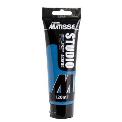 White Smoke Derivan Matisse Studio Acrylic Paint, 120ml, Manganese Blue (hue) Acrylic Paints