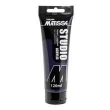 White Smoke Derivan Matisse Studio Acrylic Paint, 120ml, Dioxazine Purple Acrylic Paints