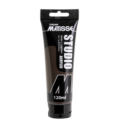 White Smoke Derivan Matisse Studio Acrylic Paint, 120ml, Raw Umber Acrylic Paints
