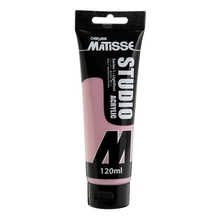 White Smoke Derivan Matisse Studio Acrylic Paint, 120ml, Potter's Pink Acrylic Paints