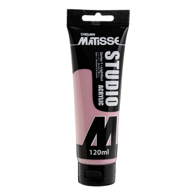 White Smoke Derivan Matisse Studio Acrylic Paint, 120ml, Potter's Pink Acrylic Paints