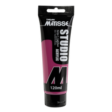 White Smoke Derivan Matisse Studio Acrylic Paint, 120ml, Quinacridone Rose Light Acrylic Paints