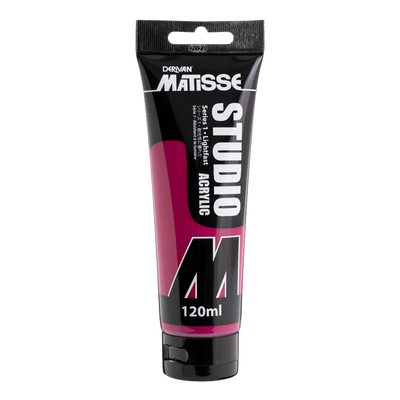 White Smoke Derivan Matisse Studio Acrylic Paint, 120ml, Quinacrodone Magenta Acrylic Paints