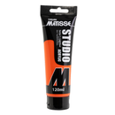 White Smoke Derivan Matisse Studio Acrylic Paint, 120ml, Fluro Orange Acrylic Paints