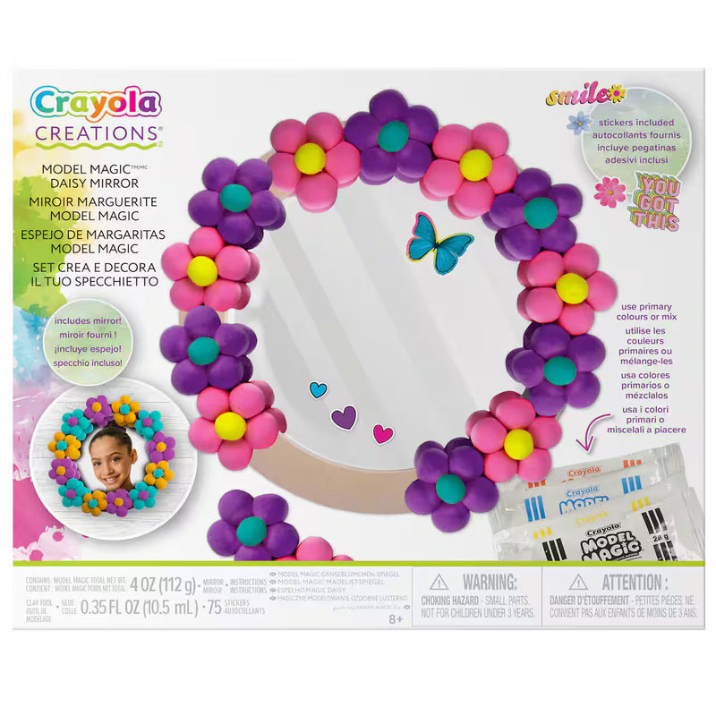 Crayola Creations Model Magic Daisy Mirror Kit