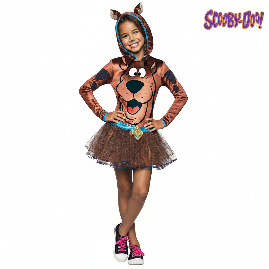 White Smoke Scooby Hooded Costume Costumes