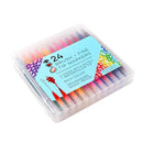 White Smoke I Heart Art Markers with Brush and Fine Tip, Set 24 Easter