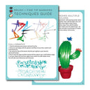 White Smoke I Heart Art Markers with Brush and Fine Tip, Set 24 Easter